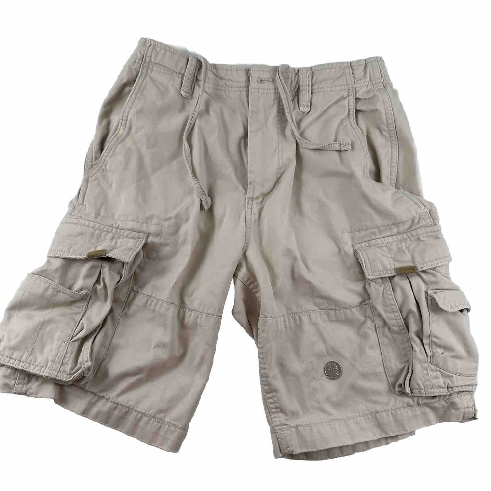 American Rag Cargo Shorts Men's 31 Beige Army Military Cotton Grunge Skater Y2K